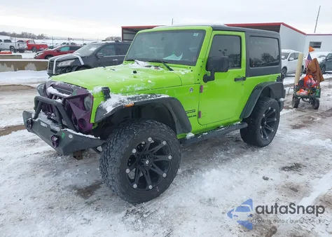 2013 Jeep Wrangler Sport from USA, damaged, VIN 1C4AJWAG3DL527292